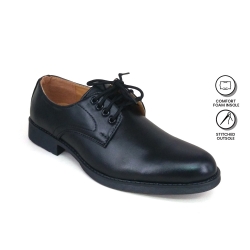 Black PVC Leather Uniform Cadet Formal Shoes Men FMA77D3A | FMA77D3-J